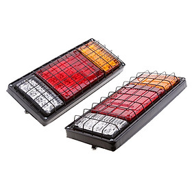 Great Performance 2x 12V 40 Led Car Rear Tail Lights Stop Indicator Trailer