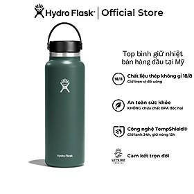 Mua Bình giữ nhiệt Hydro Flask 40 OZ Wide Flex Cap có nắp xoáy - Hàng chính hãng(Season 2024)