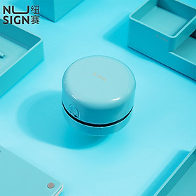 Nusign Portable Desktop Cleaner Mini Desk Vacuum Cleaner Built-in Collection Box Strong Cleanup Comfortable Lightweight Durable Cleaner 360° Ascending Wind Direction Cleaners For School Office Home