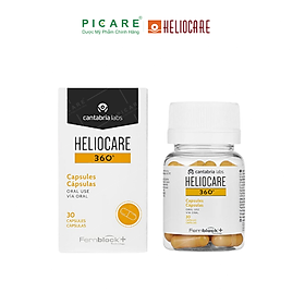 Viên Uống Chống Nắng Heliocare 360 Oral Hỗ Trợ Chống Ánh Sáng Xanh ( Hộp 30 Viên)