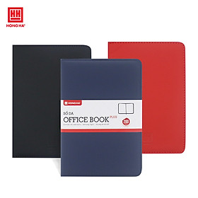 Sổ da A5 Hồng Hà Office book Plus 200 trang - 4633