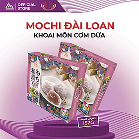 Bánh Mochi đài loan ăn vặt vị khoai môn phủ cơm dừa 152g An Gia Sweets & Snacks