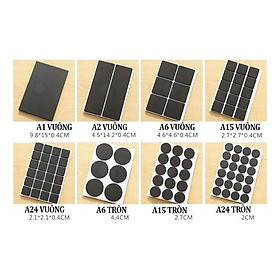 Mua Miếng 2 mặt đủ loại Lót Chân Bàn Ghế Mush xốp chống trầy không xê dịch v5 Shalla
