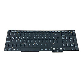 Black Turkish Layout with Illuminated Keyboard for SVT15117CXS Laptop