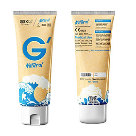 Tuýp 100ml - Gel bôi trơn G'EXlife - Natural - Không mùi