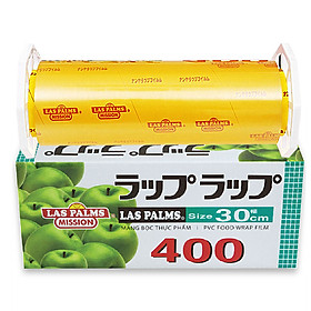 Mua Màng bọc bảo quản thực phẩm Laspalms 30cmx400 300m co gian bấm dính tốt trên mọi bề mặt  dùng hâm nóng thức ăn trong lò vi sóng và bảo quản thực phẩm tủ lạnh  tránh nhiễm khuẩn