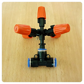 Mua 5 béc phun sương 5 hướng tưới cây và T nối 8 li