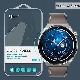 Dán cường lực GOR cho Smartwatch Huawei GT3 Pro- Bộ 3 miếng - Hàng Chính Hãng
