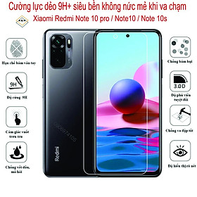 Mua Kính Cường lực dẻo dành cho Xiaomi Redmi Note 10 pro / Note 10 / Note 10s / Bảo vệ màng hình chống va đập chống trầy xước tiệt đố