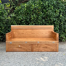 Mua Ghế sofa thông minh - giường gấp gọn gỗ hương xám   ghế giường có ngăn kéo