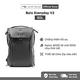 Balo Bảo Vệ Máy Ảnh Cao Cấp Peak Design Everyday 30L V2 - Hàng Chính Hãng