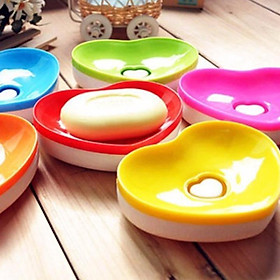 Mua Khay đựng xà bông   miếng cọ rửa chén bát hình trái tim