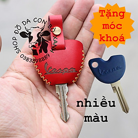 Bao Da dành cho chìa Khóa Vespa, remote tìm xe handmade da thật