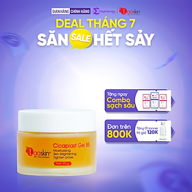 Kem dưỡng phục hồi, dưỡng ẩm và làm trắng làn da Cicaplast Gel B5 Laaskin 50g