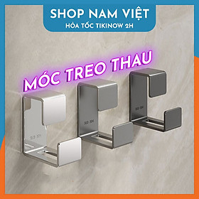 Móc Treo Thau Kiểu Vuông Dán Tường Chắc Chắn