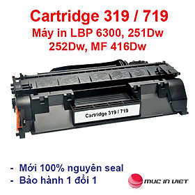 Mua Hộp mực 319 / 719 (hàng nhập khẩu) dùng cho máy in Canon LBP 251dw  252dw  6310dn  6600  6650dn  6680x   6300dn  MF5870dn  MF5980dw  MF6180w  MF416dw - Cartridge 319 / 719 - 80A mới 100% Fullbox