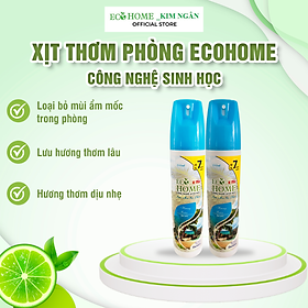 Xịt Phòng Thơm Công Nghệ Sinh Học ECOHOME Kim Ngân Store Với Hương Thơm Dịu Nhẹ, Đánh Bay Các Mùi Ẩm Mốc Khó Chịu