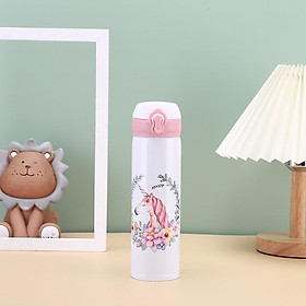 Mua Bình giữ nhiệt inox 350ml bình giữ nhiệt cho bé có thể mang đi học ngỗ nghĩnh