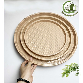 Mua Mẹt đựng bún đậu nhựa nguyên sinh cao cấp giả mây giả mẹt nhiều size