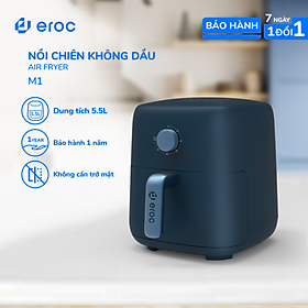Nồi Chiên Không Dầu Chống Dính 5.5L Eroc V-M1 - Hàng chính hãng