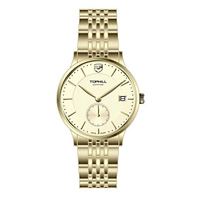 ĐỒNG HỒ TOPHILL TA051G.S2952 Dây và vỏ thép 316L, máy pin, kính sapphire