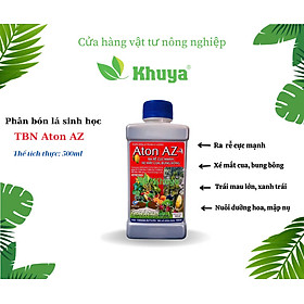 Phân bón lá trung vi lượng aton AZ 500ml RA RỄ CỰC MẠNH, XÉ MẮT CUA, BUNG BÔNG