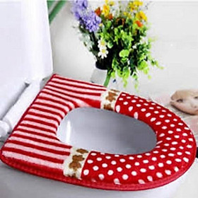 Mua . TẤM LÓT NỈ BỒN CẦU ẤM ÁP ĐỂ BỆ TOILET - Shop Lộc Hoa  UY TIN 
