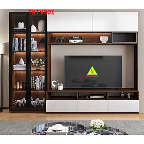 Mua Tủ kệ tivi trang trí phong cách hiện đại TKTV301 - Nội thất lắp ráp Viendong adv