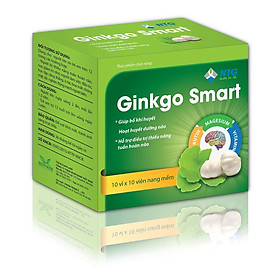 Thực phẩm bảo vệ sức khỏe Viên uống bổ não Ginkgo Smart