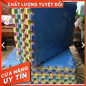 Thảm xốp ghép lót nền, trải sàn phổ biến màu bộ 6 miếng 60x60