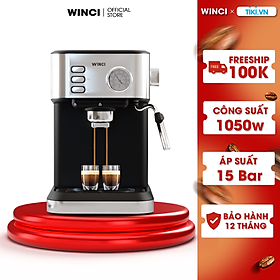 Máy pha cafe tự động Espresso, cafe sữa, cafe bọt Winci HC-YS220, Hàng nhập khẩu.