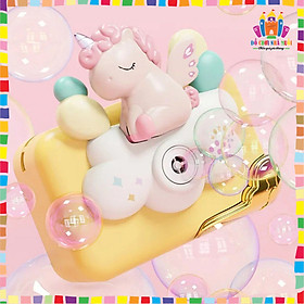 Máy ảnh bắn bong bóng hình ngựa pony dễ thương có nhạc và đèn