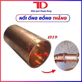 Mua Cút đồng thẳng  Măng xông nối đồng Thu đồng các cỡ (chọn đúng loại khi đặt hàng) hàn nối ống đồng - Điện Lạnh Thuận Dung