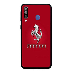Ốp lưng dành cho điện thoại Samsung Galaxy M30 in họa tiết Logo F E R R A R I