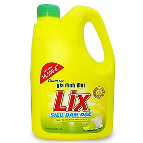 Nước Rửa Chén LIX Siêu đậm đặc Hương chanh3.6 3.5kg - 3162956