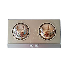 Mua Đèn Sưởi Nhà Tắm ABG CH-C2D 2 Bóng Sưởi  Mỗi Bóng Công Suất 275W  Phù Hợp Với Phòng Tắm Rộng Từ 2-3 Mét Vuông (Giao Màu Ngẫu Nhiên) - Hàng Chính Hãng