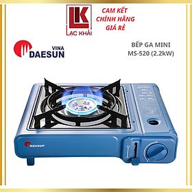 Mua Bếp Ga Mini Maxsun MS-520 - Công Suất 2200W  Phủ Sứ Cao Cấp -Hàng chính hãng - Bảo hành 12 tháng