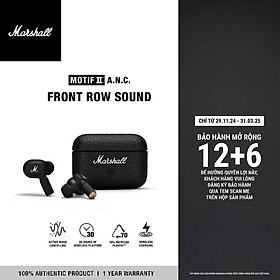 Mua Tai Nghe Marshall Bluetooth Truewireless MOTIF II A.N.C - Pin lên đến 30h - Hàng Chính Hãng