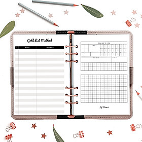 Giấy / Ruột refill sổ còng A5 học ngoại ngữ tiếng anh, tiếng trung Self Planner