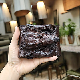Ví Nguyên Con Cá Sấu Hàng Cao Cấp. Made by Ovenis