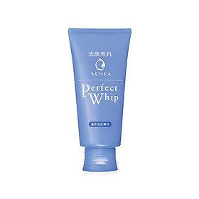 Sữa Rửa Mặt Tơ Tằm Trắng Senka Perfect Whip tặng mặt nạ giấy nén Miniso