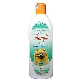 Dầu Tắm Thơm Dịu Tiêu Diệt Bọ Chét, Chấy, Ve, Ghẻ, Xà Mâu Chó Mèo Vemedim Shampoo (300ml)
