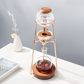 [Hàng chính hãng Hero] - Tháp pha cà phê Hero DingYuan Ice drip coffee maker / Rose Golden 500ml