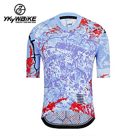 Ykywbike xe đạp áo ngắn tay áo nam Summer Mountain Bike Quần áo đua xe đạp MTB Áo sơ mi giới hạn phiên bản giới hạn Color: YJ1017 Size: Asia 3XL