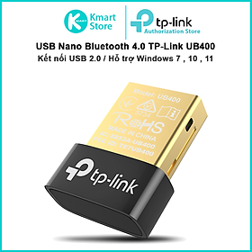 Bộ Thu Phát Bluetooth TP-Link UB400 USB Nano Bluetooth 4.0 - Hàng Chính Hãng