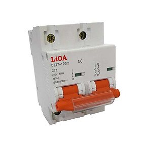 Mua Aptomat loại 2 cực dòng điện 75A dòng cắt 4 5KA LIOA MCB2075/4 5