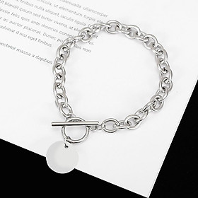 Vòng tay thép titan châu Âu và Mỹ hip-hop nam nữ