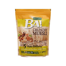 Ngũ Cốc BAKALLAND Muesli hạt Đậu phộng hạt điều,hạt phỉ,hạnh nhân