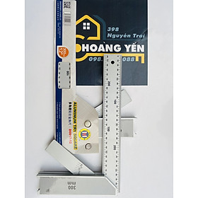 Mua Thước đo đa gốc độ hợp kim nhôm 300mm/12″  Thước góc vuông C-MART D0017-12