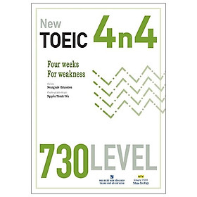 Sách New TOEIC 4n4 - 730 Level (Kèm CD) - Nhân Trí Việt